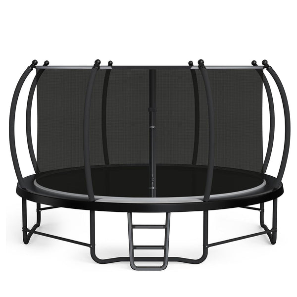 Daolar Outdoor Trampolin Durchmesser 244/305/366/427 cm Kindertrampolin Garten mit Sicherheitsnetz und Leiter, bis zu 300kg