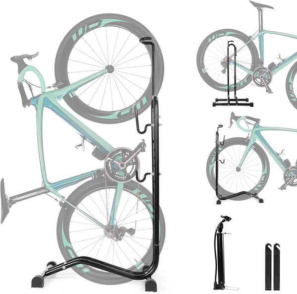 Daolar 3 in 1 Fahrradständer, horizontale und vertikale Montage, höhenverstellbarer Wartungsfahrradständer für Mountain MTB Straßenfahrräder Indoor Garage