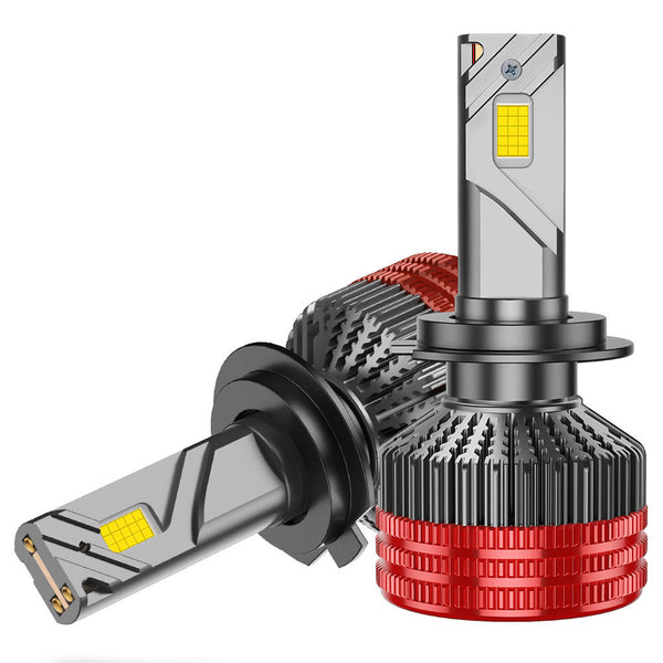 Daolar H7 LED Lampe 6500K 12V, Xenon Brenner Fern- und Abblendlicht für H4 H7 H11 9005 9006, Scheinwerferlampe 2er-Pack